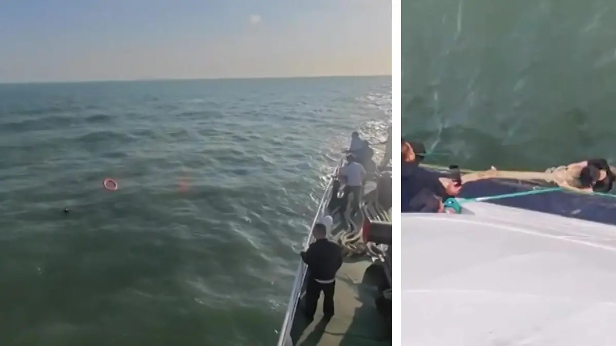 Mann fällt von Kreuzfahrtschiff Crew und Passagiere werden zu Helden