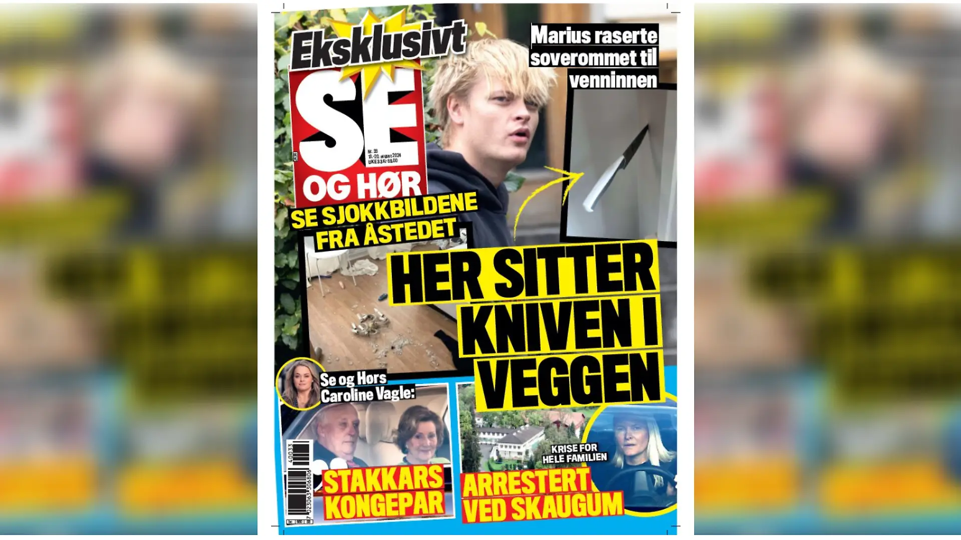 Die norwegische Boulevardzeitung Se og Hør zeigt jetz die Fotos der zerstörten Wohnung
