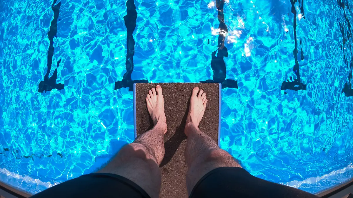 Schwimmen im Freibad