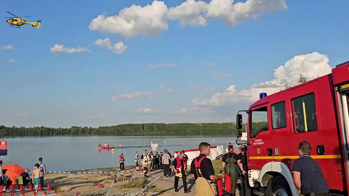 Junge (6) spielt an Ufer und ertrinkt Großeinsatz an Badesee