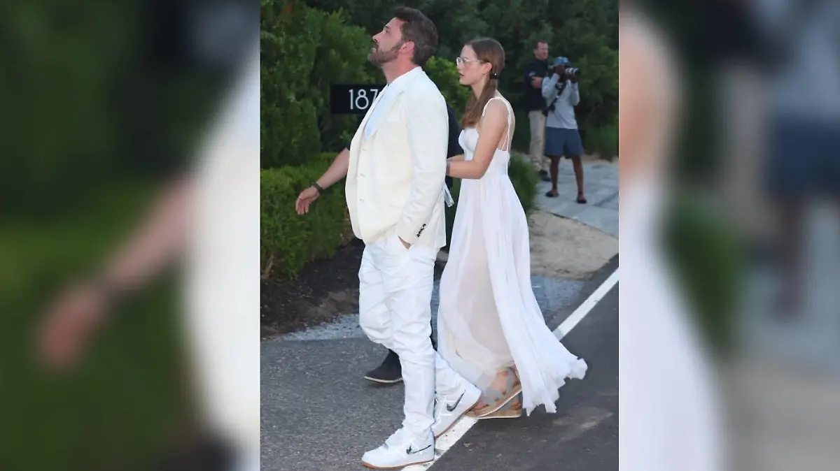 Ben Affleck und Tochter Violet erscheinen bei der Hamptons-Party des Jahres.