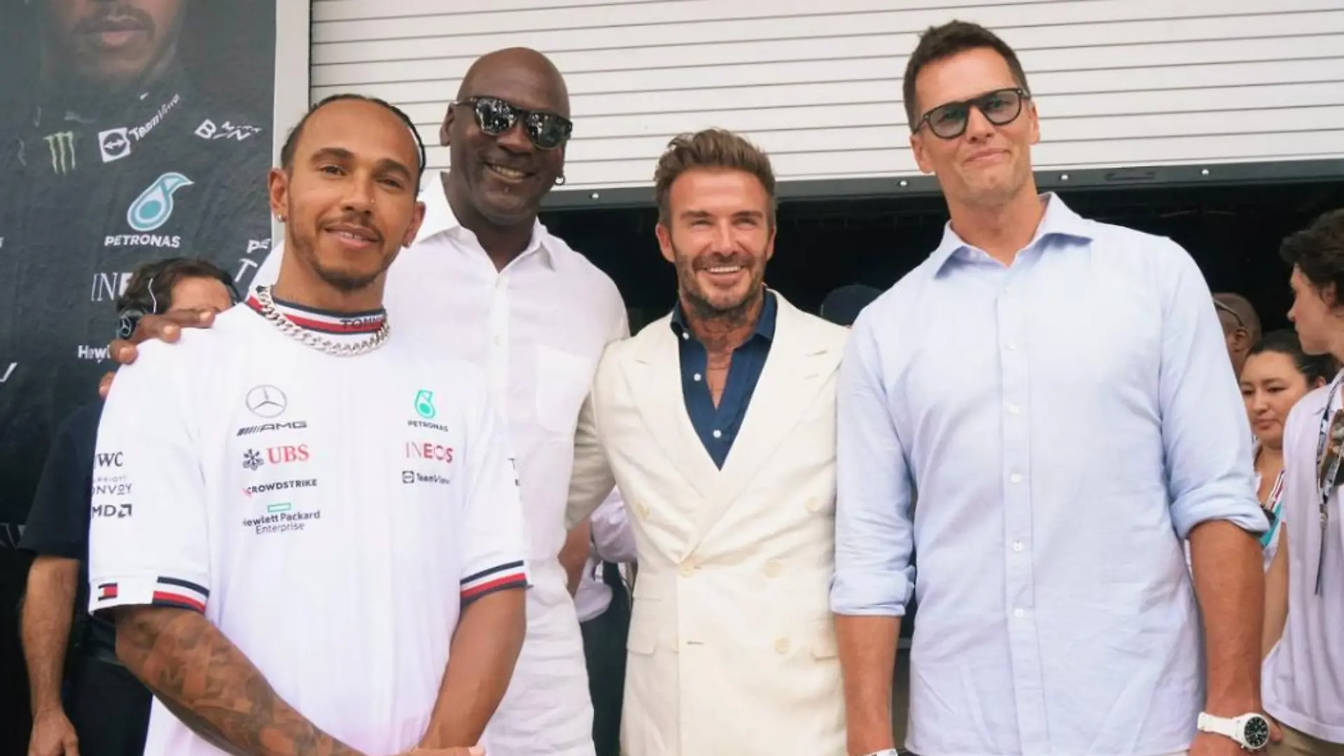 Sport-Giganten unter sich.