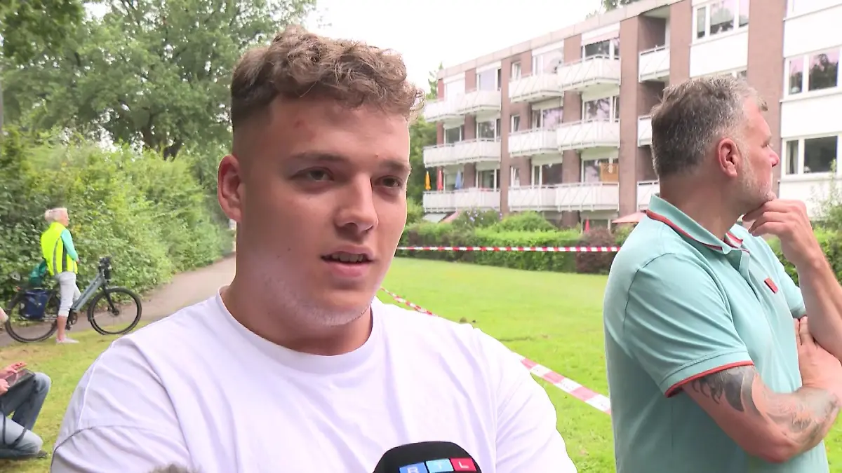 Emilian (19) stürzte mit seinen Freunden in die Tiefe