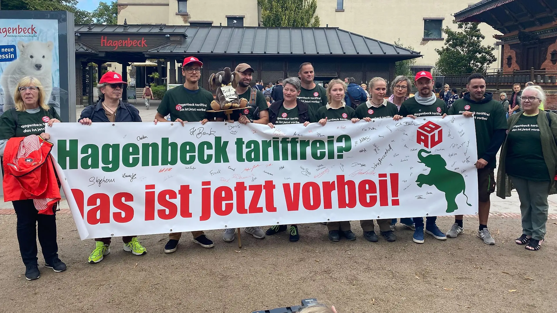 Unbefristeter Streik gefährdet das Tierwohl im Tierpark Hagenbeck.