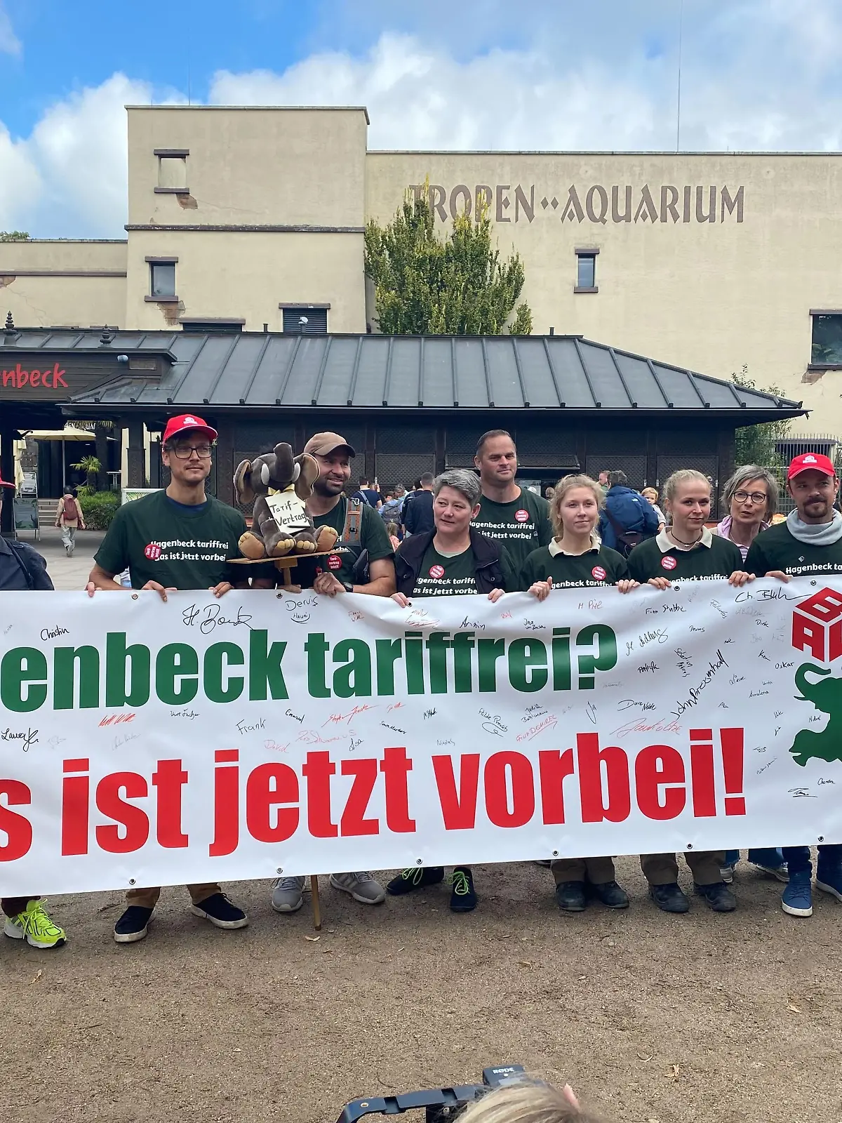 Unbefristeter Streik gefährdet das Tierwohl im Tierpark Hagenbeck.