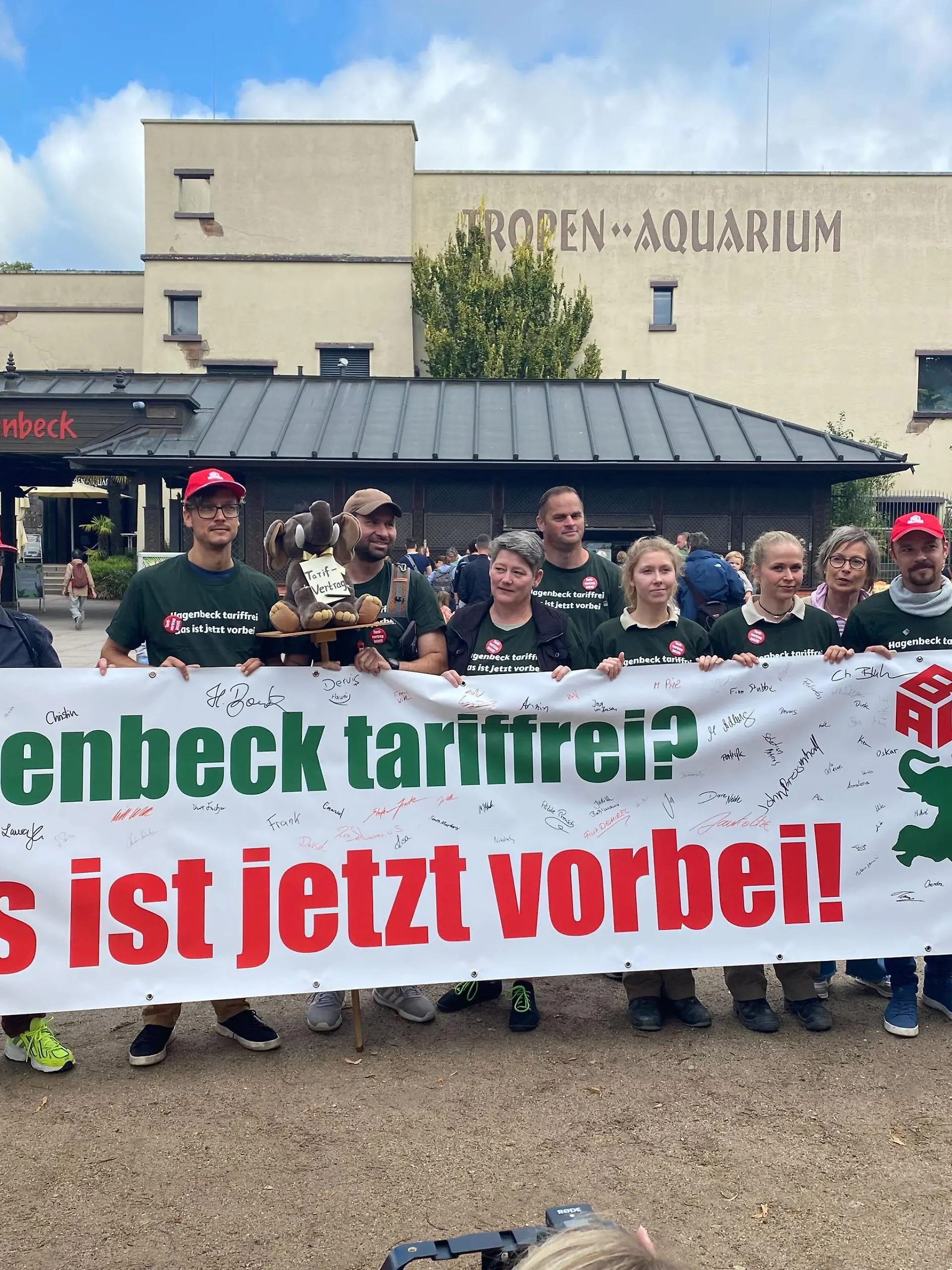 Unbefristeter Streik gefährdet das Tierwohl im Tierpark Hagenbeck.