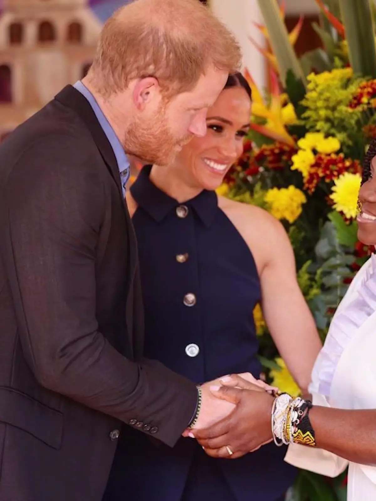 Prinz Harry und Herzogin Meghan sind zu einem Besuch in Kolumbien eingetroffen. 