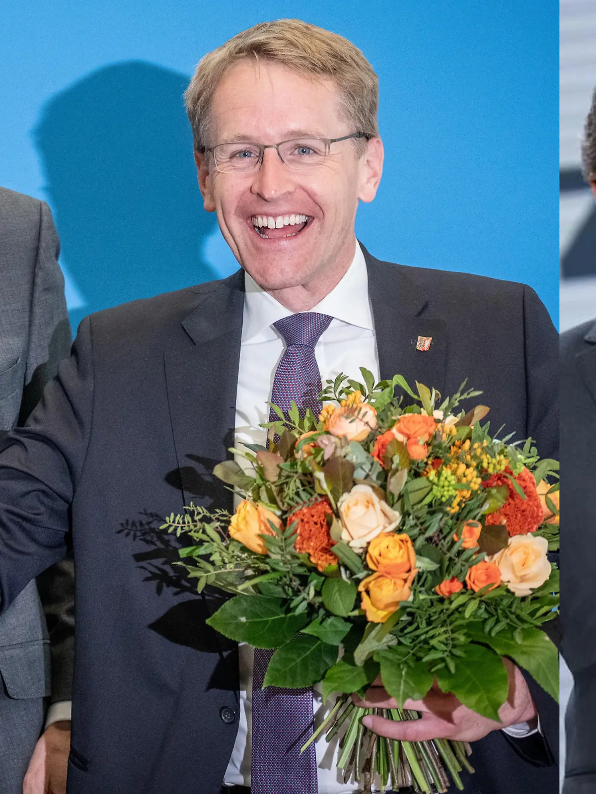 09.05.2022, Berlin: Daniel Günther (CDU), Ministerpräsident von Schleswig-Holstein, spricht bei der Pressekonferenz nach der Sitzung des CDU Bundesvorstands nach der Landtagswahl in dem nördlichsten Bundesland. Die CDU erreichte in der Wahl das beste Ergebnis. Foto: Michael Kappeler/dpa +++ dpa-Bildfunk +++