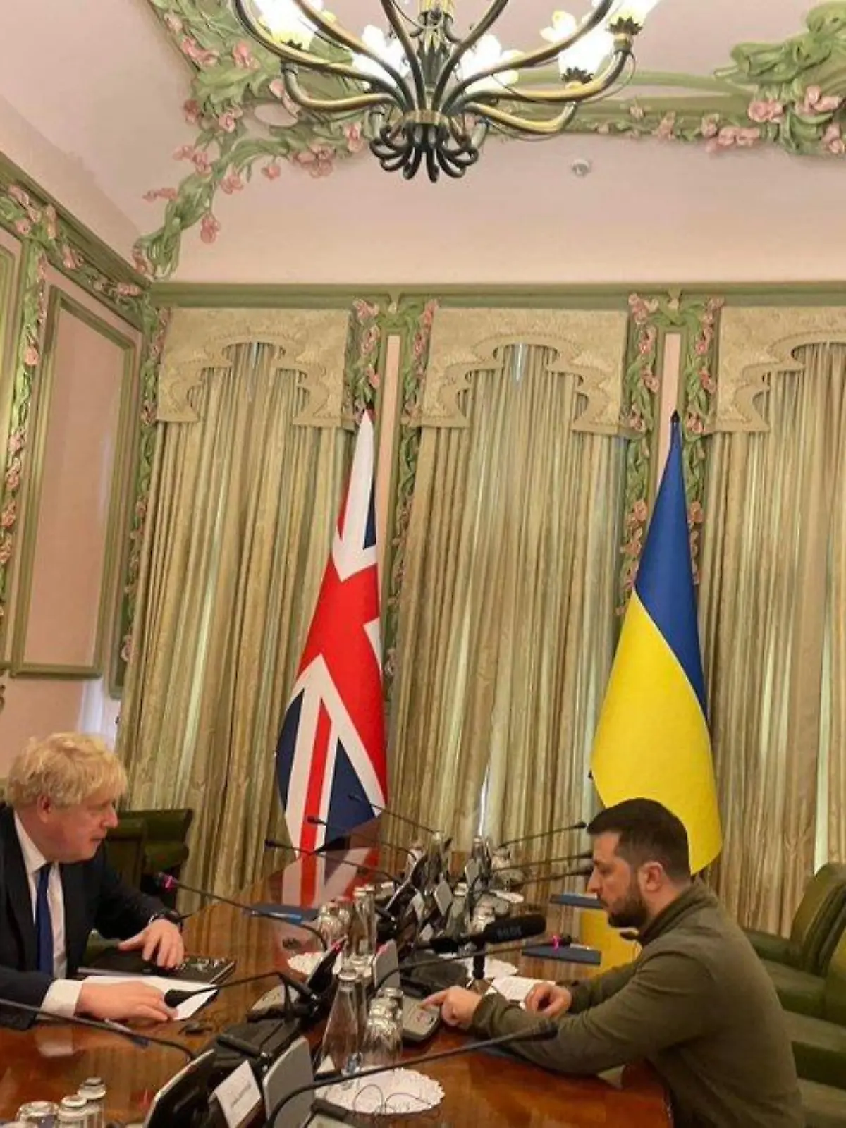 Boris Johnson traf Wolodymyr Selenskyj in Kiew.