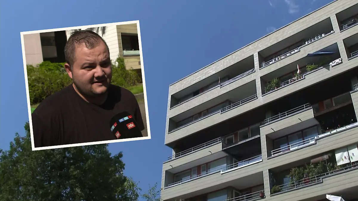 Am Freitagmorgen stürzt ein vierjähriger Junge vom Balkon dieses Mehrfamilienkomplexes.