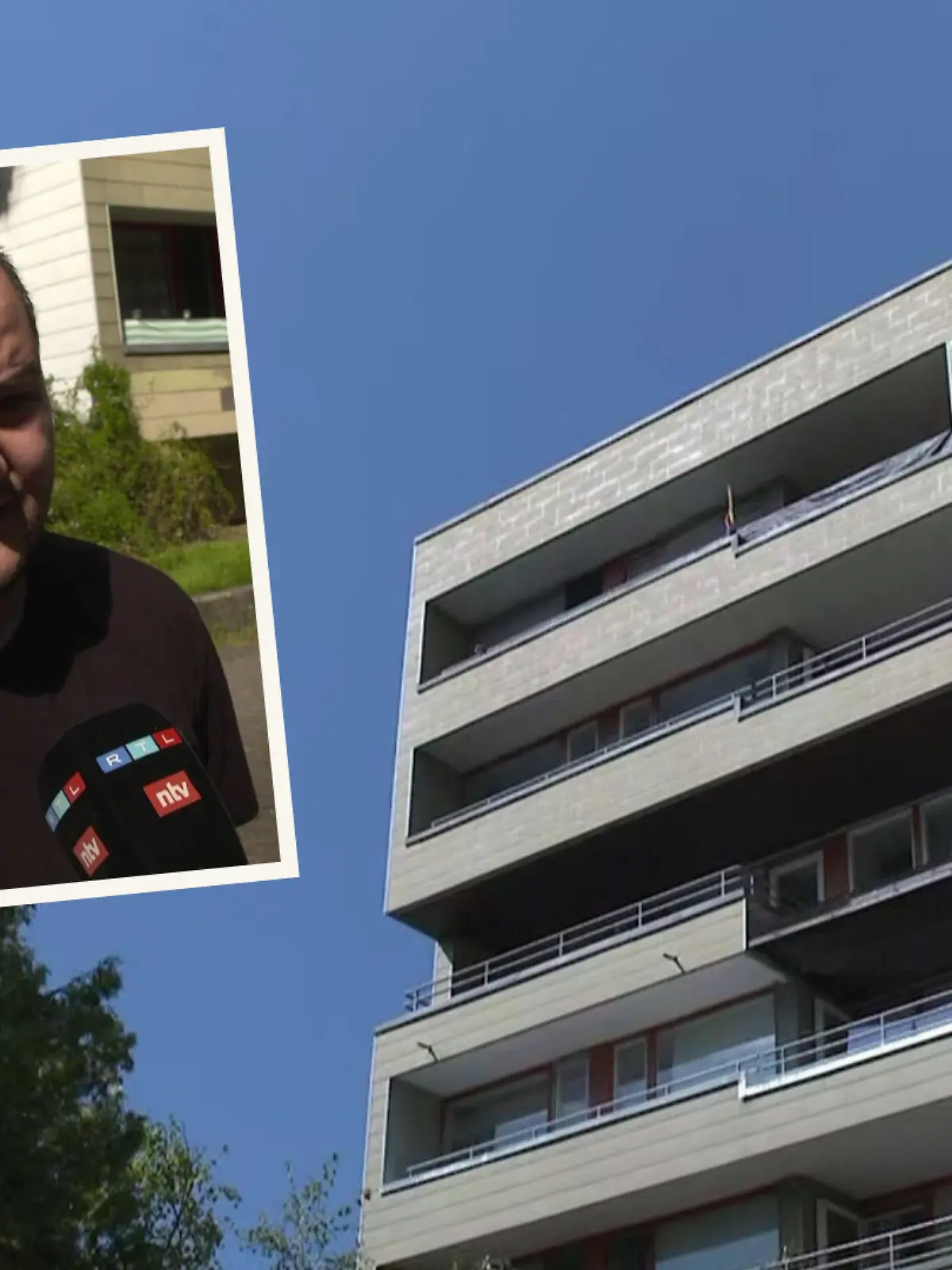 Am Freitagmorgen stürzt ein vierjähriger Junge vom Balkon dieses Mehrfamilienkomplexes.