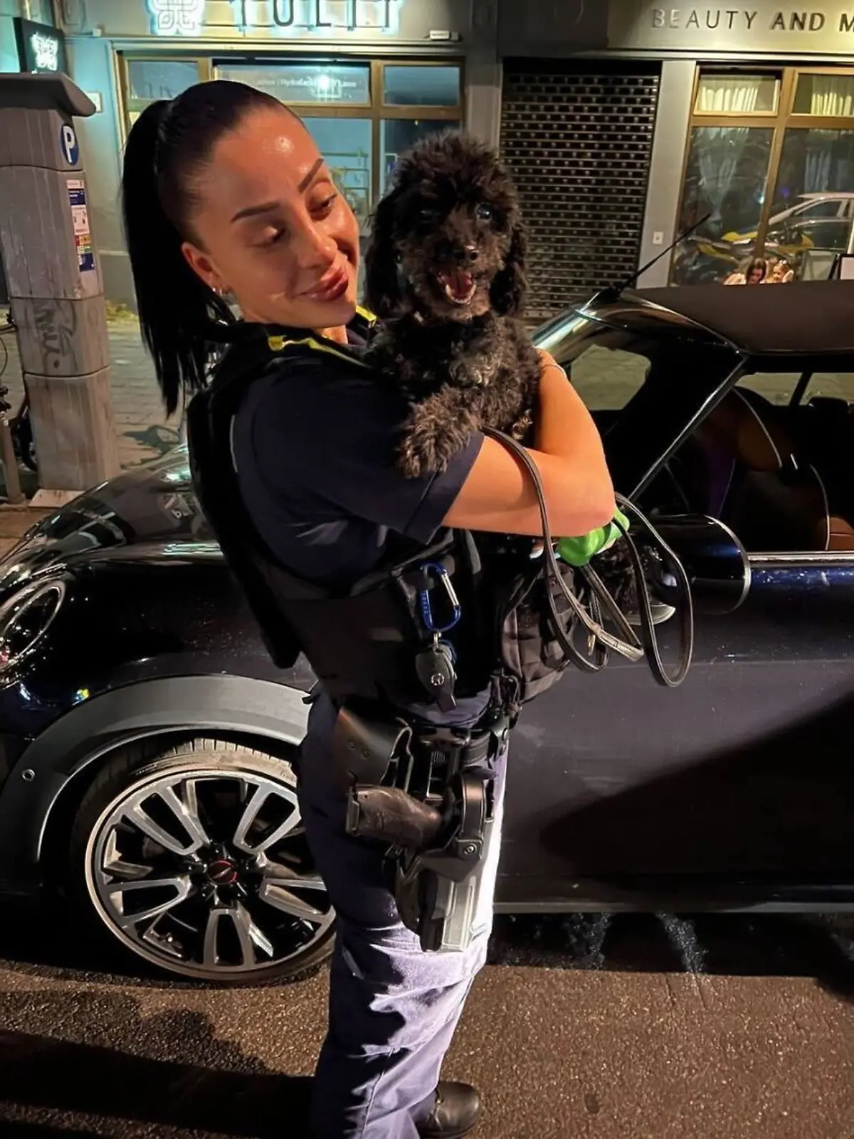 Bild zu: "Hund in Hitze-Auto zurückgelassen – Polizei rettet Zwergpudel"