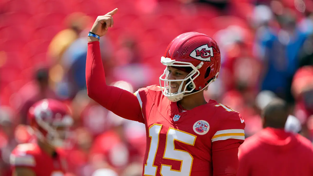 Patrick Mahomes im Spiel gegen die Detroit Lions