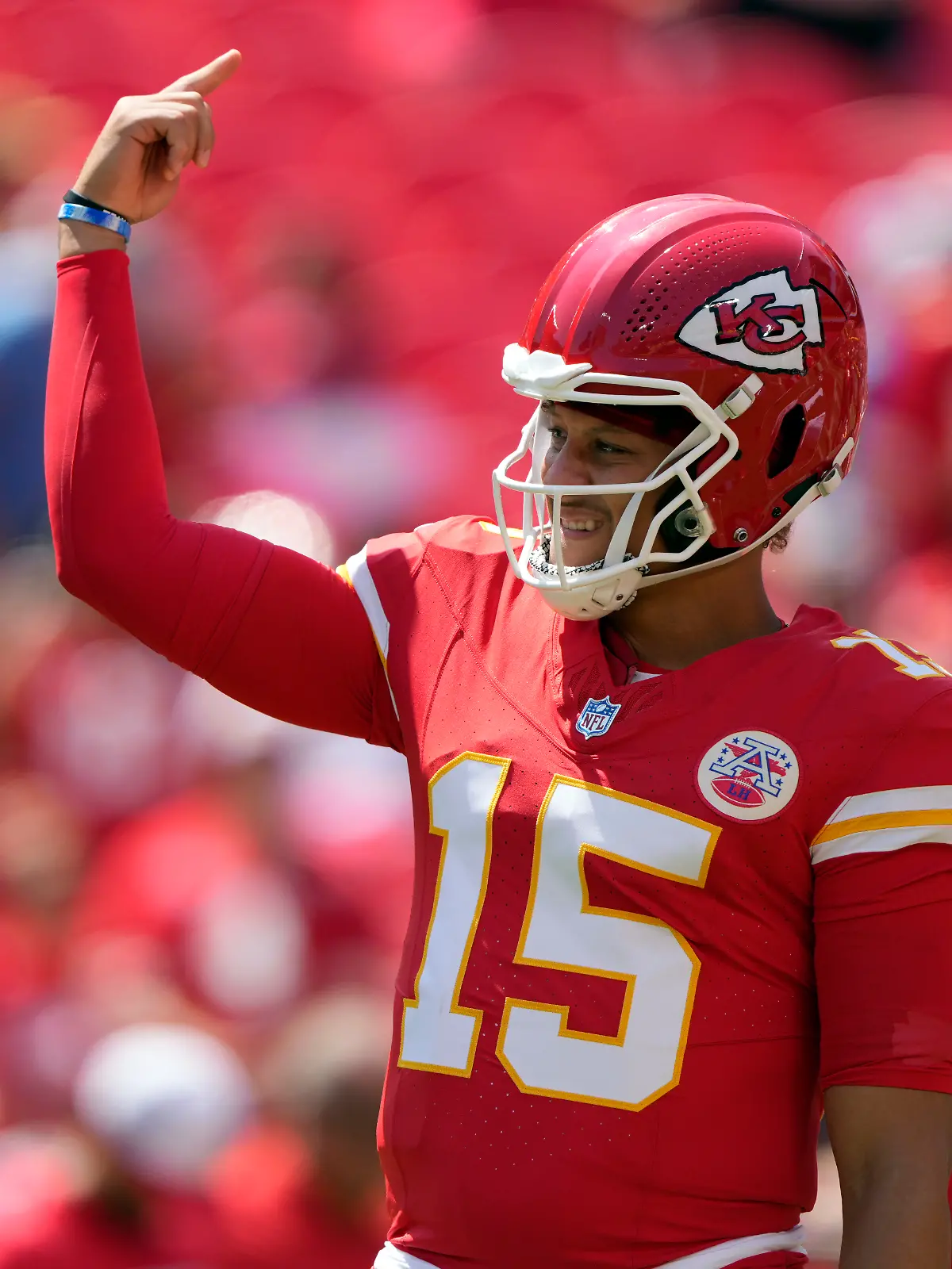 Patrick Mahomes im Spiel gegen die Detroit Lions