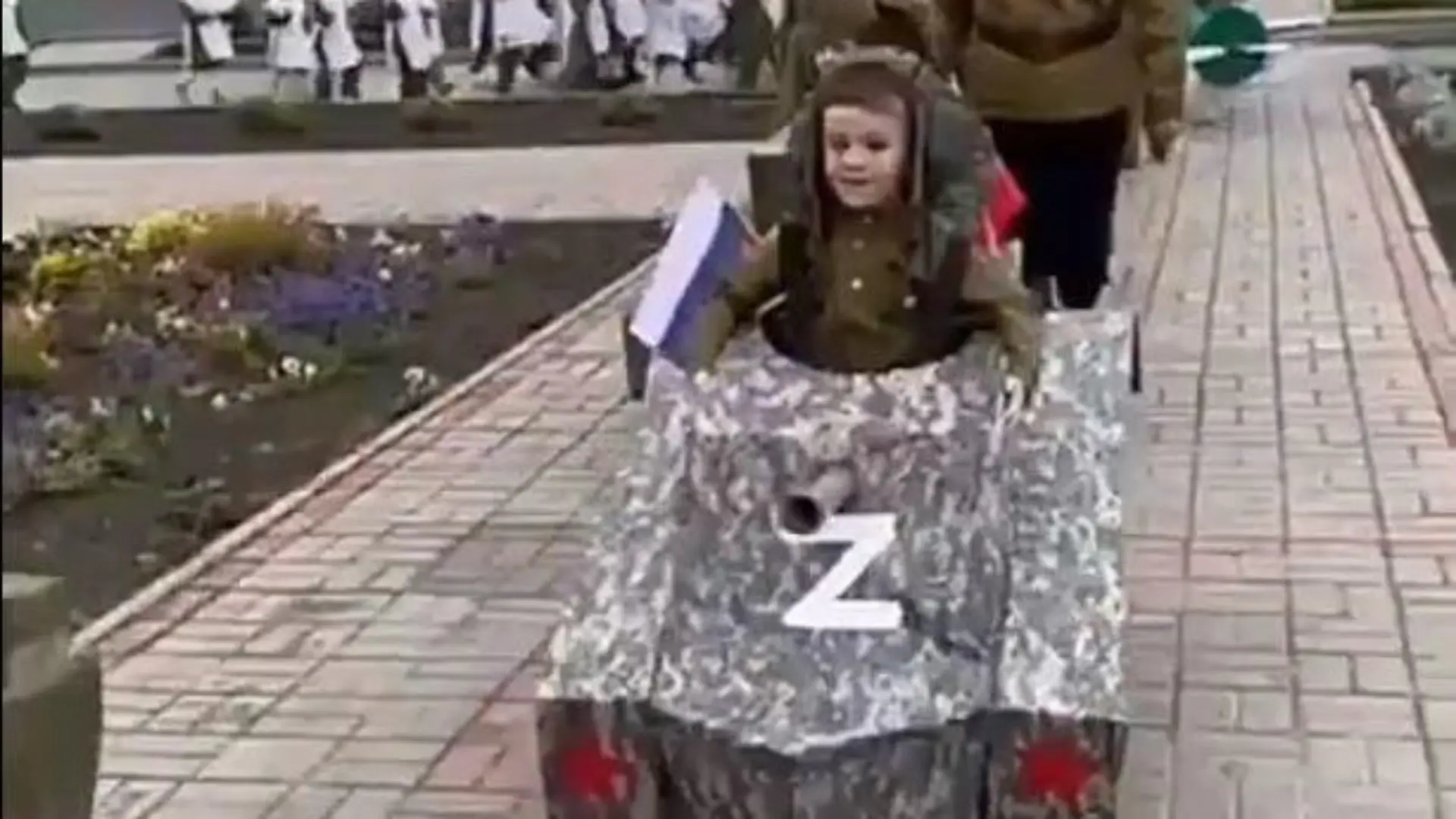 Parade Russland Kindergarten