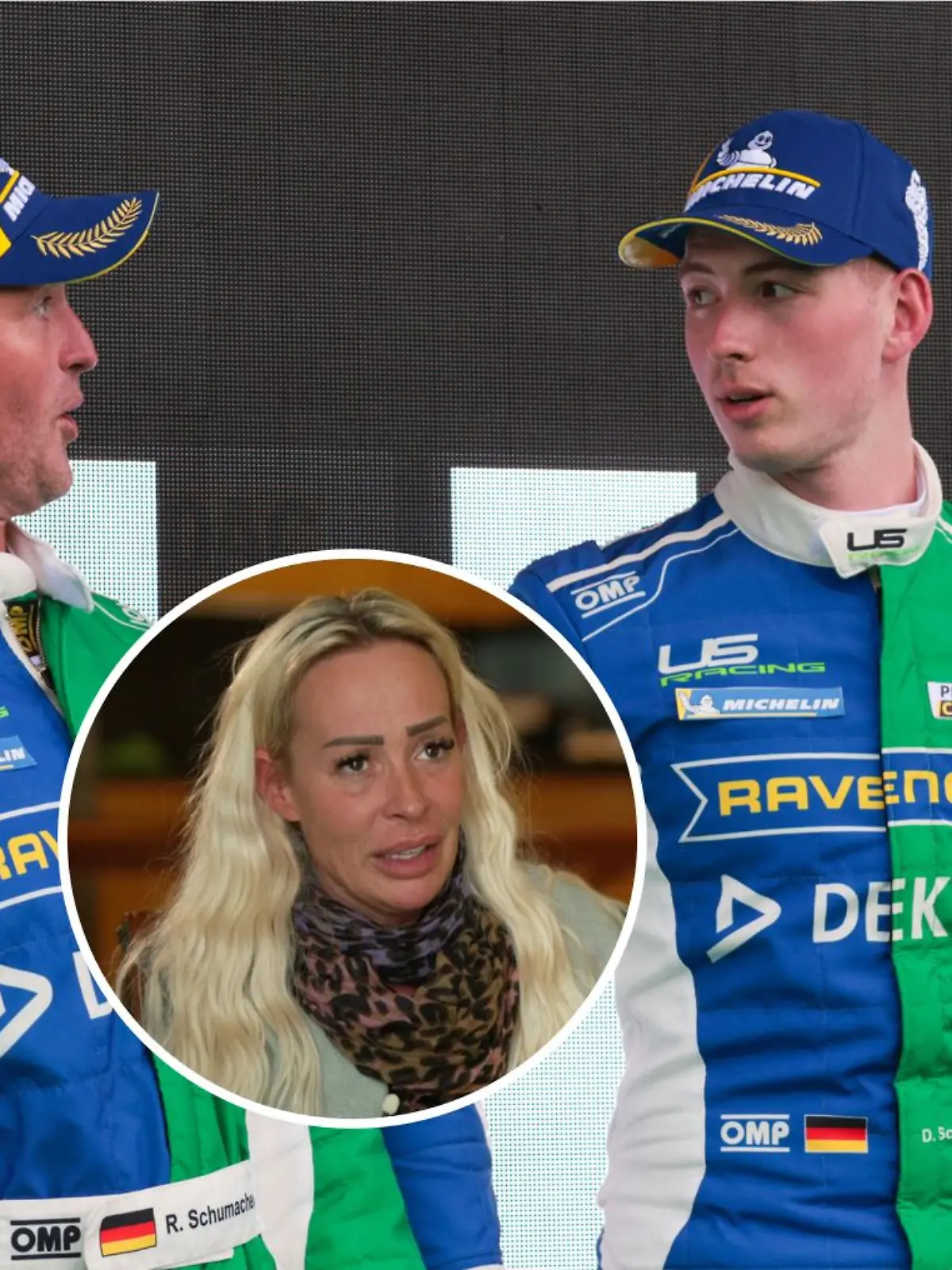 Ralf und Sohn David Schumacher mit Cora