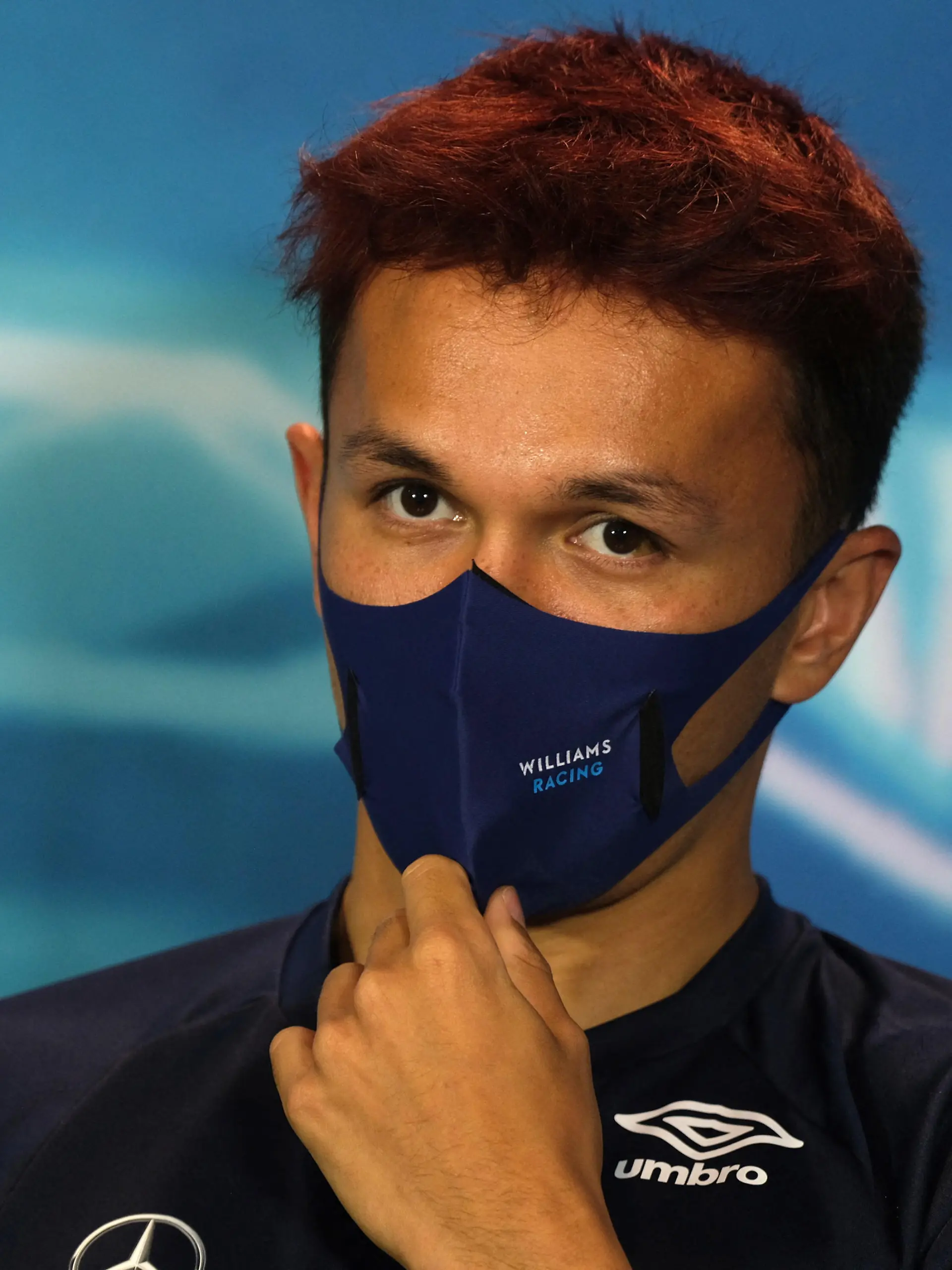 Formula One F1 - Miami Grand Prix - Miami International Autodrome, Miami, Florida, U.S. - May 6, 2022  Williams' Alexander Albon during the press conference REUTERS/Ricardo Arduengo