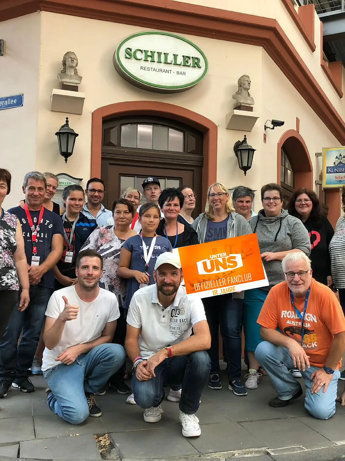 Mit Herz und Seele dabei - bereits seit 21 Jahren gibt es den „Unter uns”-Fanclub.