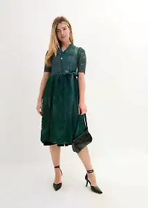 Dirndl mit bestickter Schürze