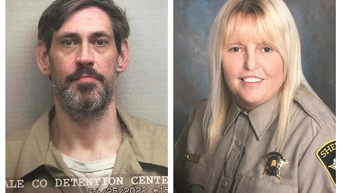 This combination of photos provided by the U.S. Marshals Service and Lauderdale County Sheriff's Office in April 2022 shows Casey Cole White, left, and Assistant Director of Corrections Vicky White. On Saturday, April 30, 2022, the Lauderdale County Sheriff's Office said that Vicky White disappeared while escorting inmate Casey Cole White, being held on capital murder charges, in Florence, Ala.. The inmate is also missing. (U.S. Marshals Service, Lauderdale County Sheriff's Office via AP)