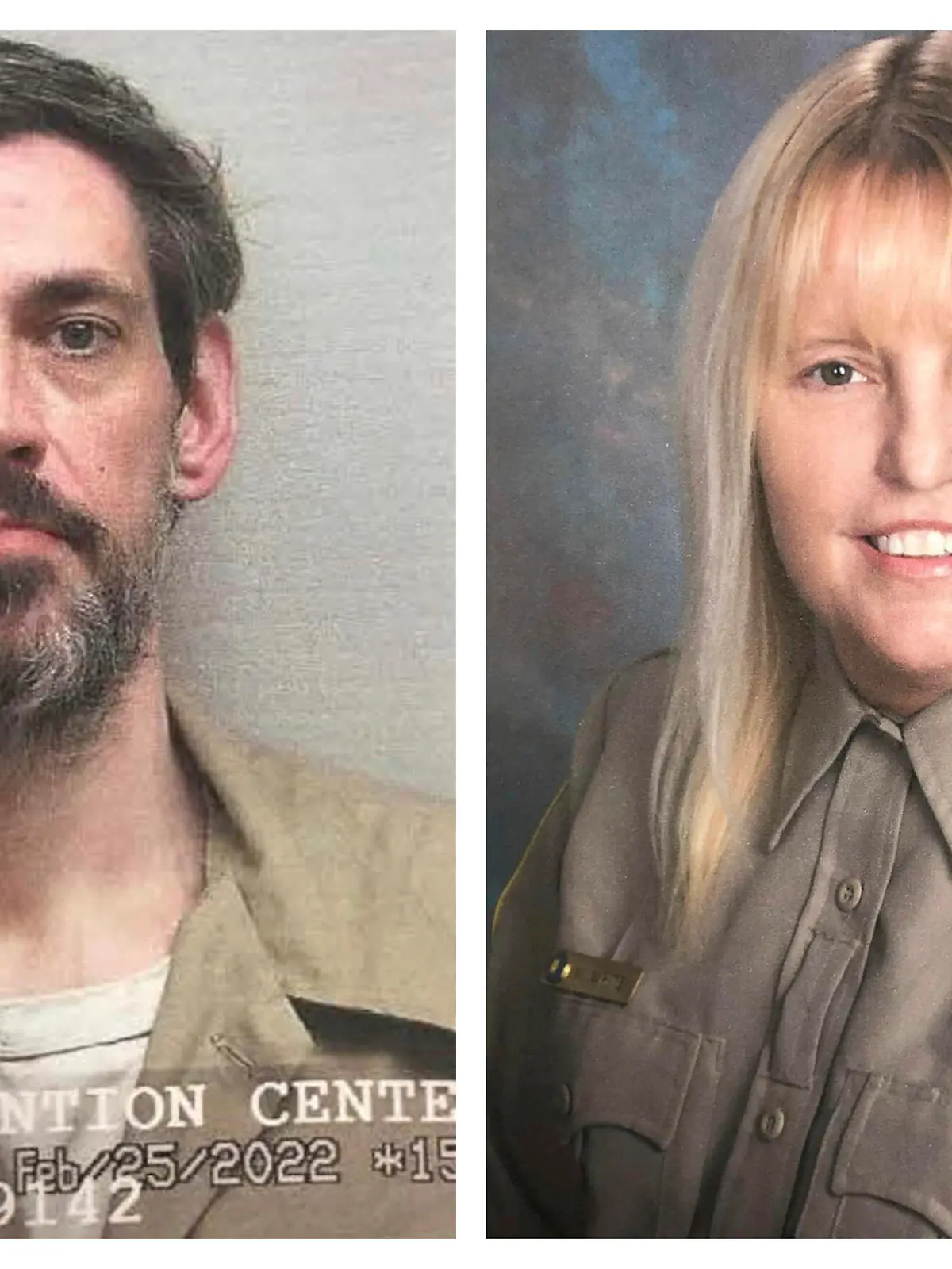 This combination of photos provided by the U.S. Marshals Service and Lauderdale County Sheriff's Office in April 2022 shows Casey Cole White, left, and Assistant Director of Corrections Vicky White. On Saturday, April 30, 2022, the Lauderdale County Sheriff's Office said that Vicky White disappeared while escorting inmate Casey Cole White, being held on capital murder charges, in Florence, Ala.. The inmate is also missing. (U.S. Marshals Service, Lauderdale County Sheriff's Office via AP)