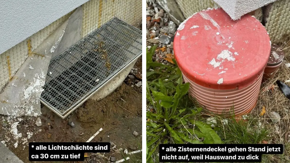 Hazel Brugger zeigt die Mängel an ihrem Haus.