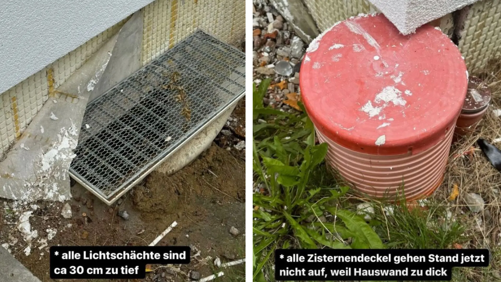 Hazel Brugger zeigt die Mängel an ihrem Haus.