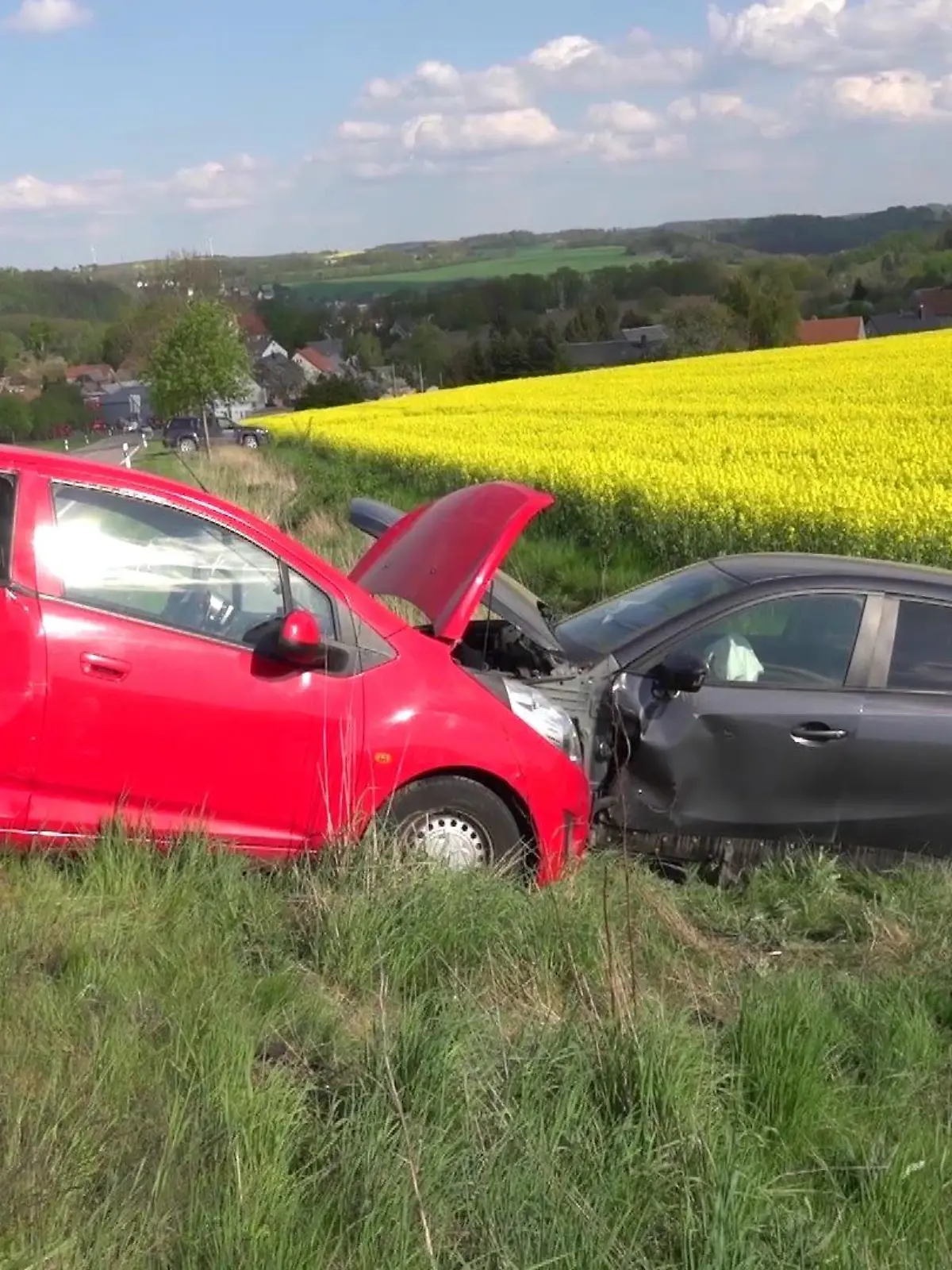 Frontalcrash in Sachsen