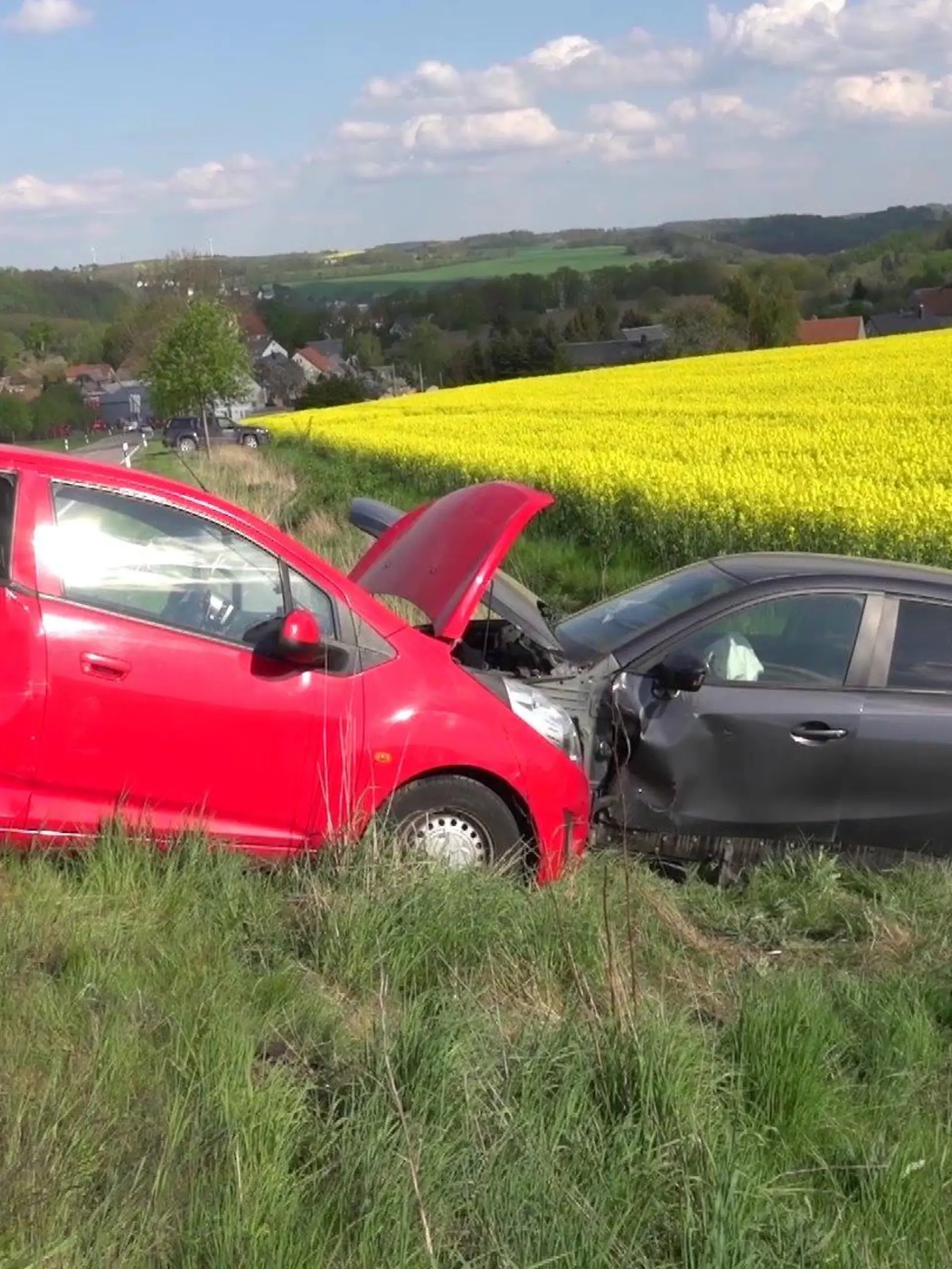 Frontalcrash in Sachsen