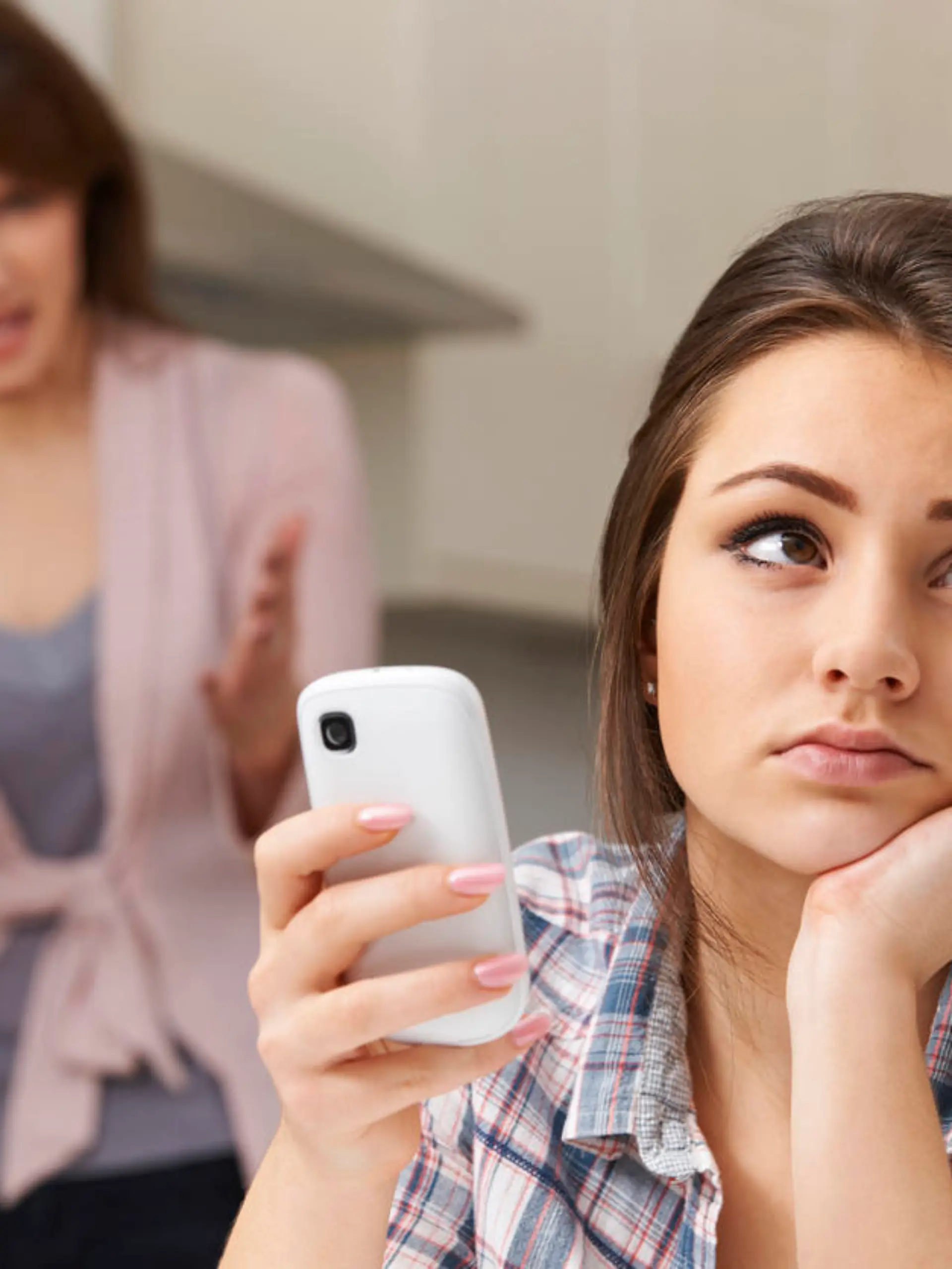 Spending too much time talking to friends