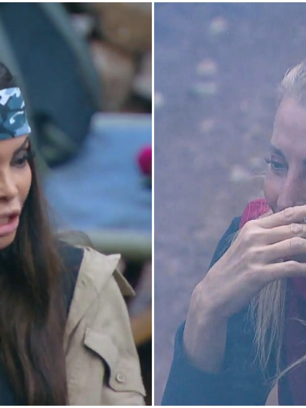 Kader Loth und Giulia Siegel streiten sich.