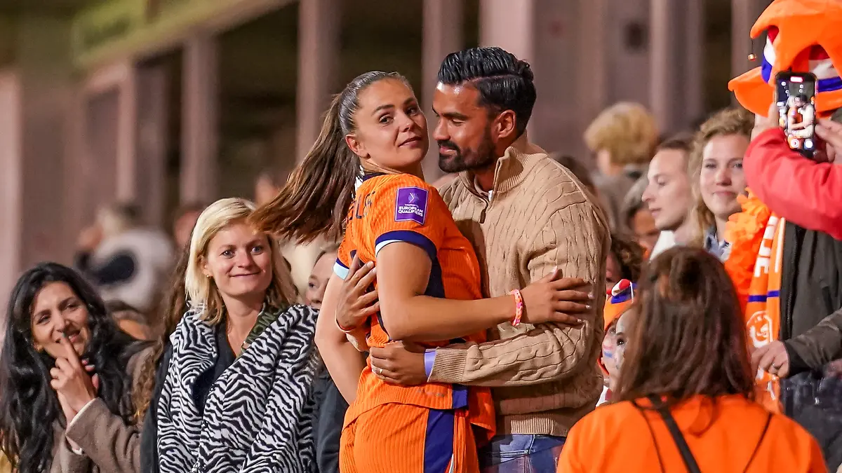 Lieke Martens und ihr Mann Benjamin van Leer werden erstmals Eltern.