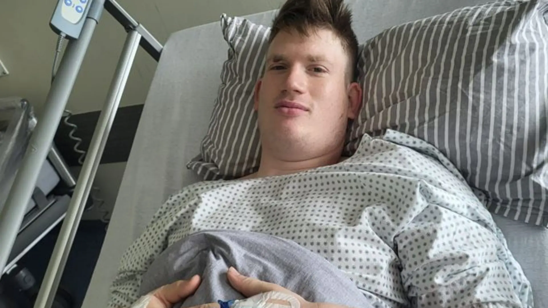 Dustin Aßhoff benötigt Immuntherapie, doch seien Krankenkasse zahlt nicht.