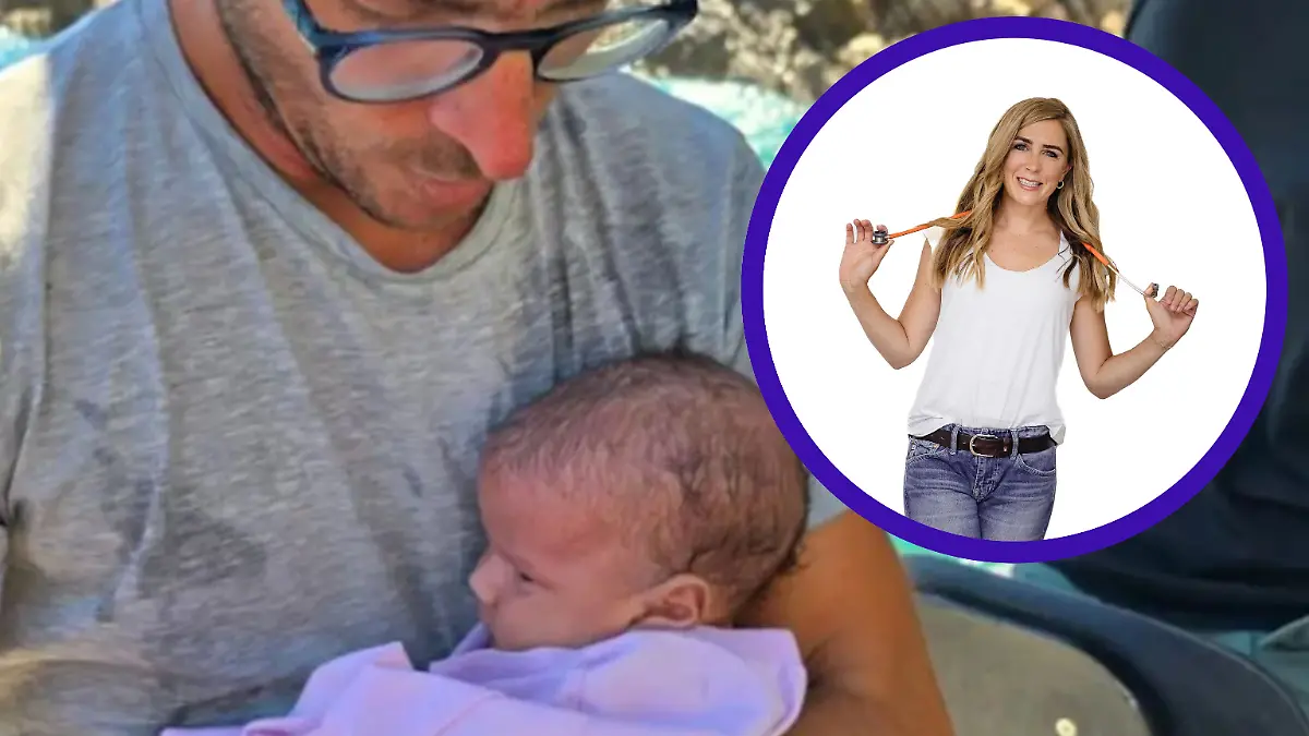 In Sicherheit: Ein Retter hält den kleinen Jonah im Arm. Wie schätzt Dr. Nikola Klün die Tatsache ein, dass dem Baby in der Not Milchpulver mit Meersalz verabreicht wurde? Kann das Folgeschäden mit sich bringen?