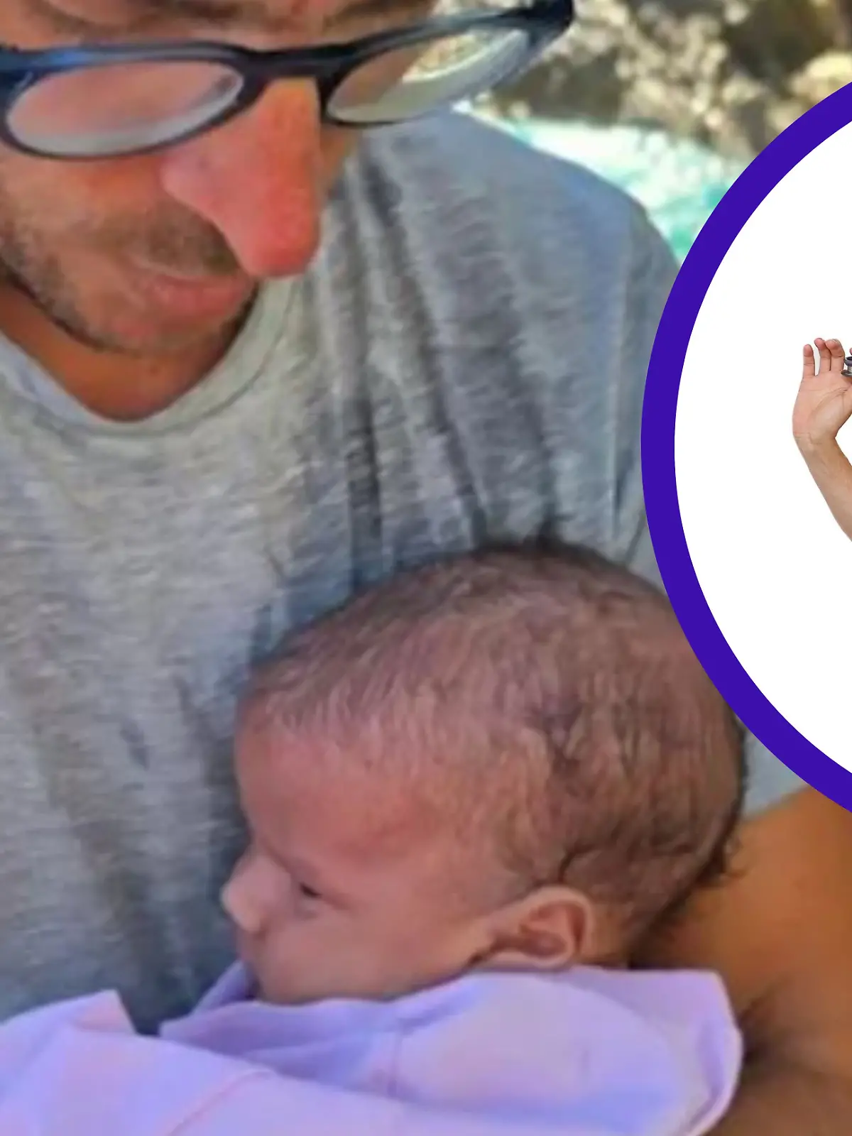 In Sicherheit: Ein Retter hält den kleinen Jonah im Arm. Wie schätzt Dr. Nikola Klün die Tatsache ein, dass dem Baby in der Not Milchpulver mit Meersalz verabreicht wurde? Kann das Folgeschäden mit sich bringen?