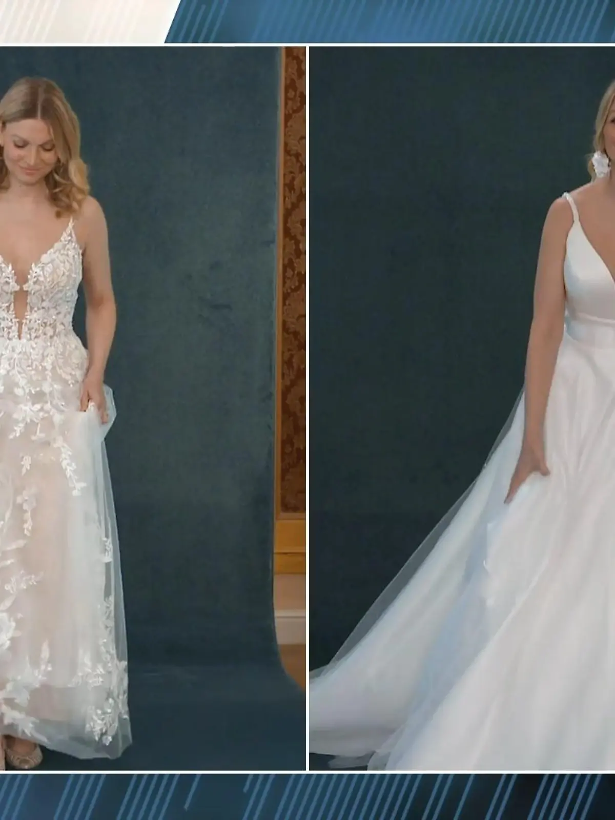 Bild zu: "In welchem Kleid sieht sich Julia?"