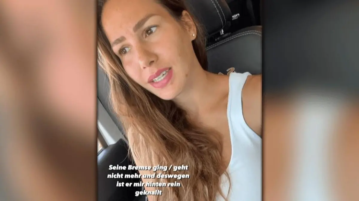 Angelina Pannek ist in einem Autounfall verwickelt.