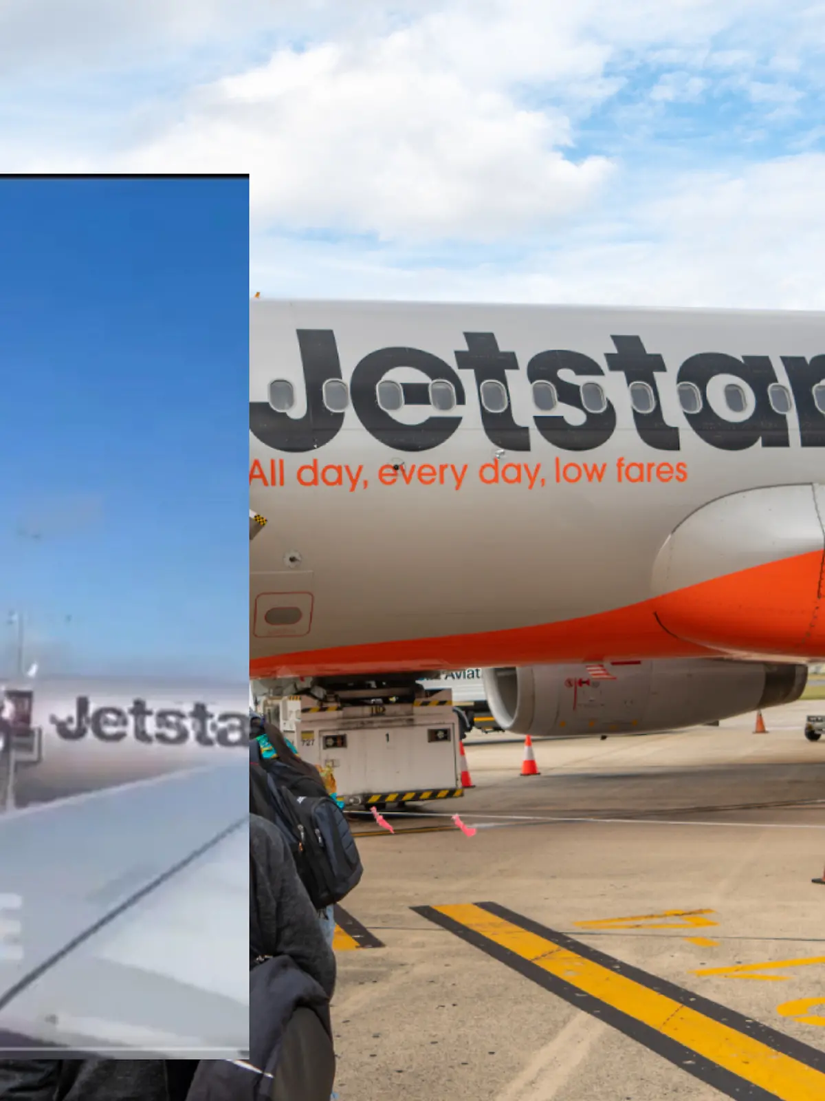 Bild zu: "Passagier verlässt Flieger einfach über Notausgang"