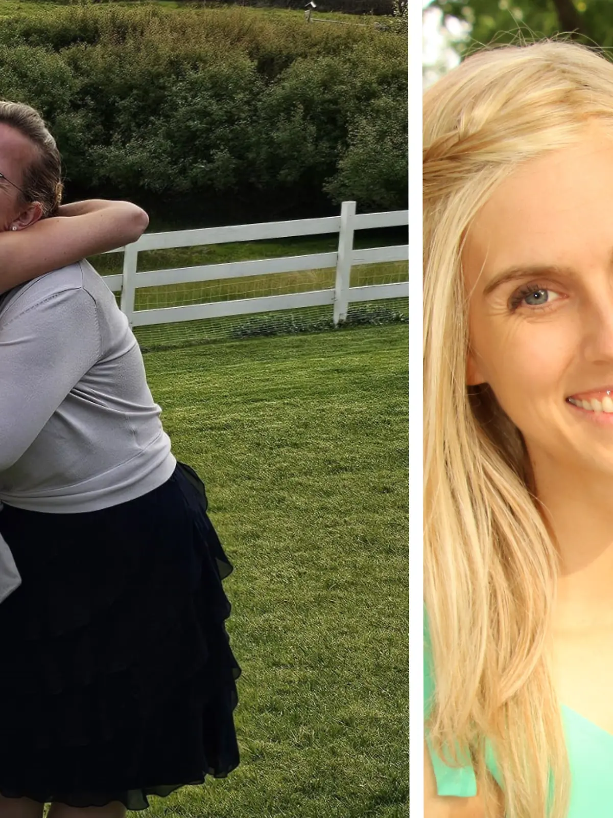 Freunde fürs Leben! Dank Lisa Noltes (rechts) Stammzellspenden können sie und US-Amerikanerin Elyse erst Lisas Hochzeit, im Jahr 2018, feiern (ebenfalls rechts) – und jetzt auch die von Elyse. Für die ganze Familie ein besonderes Event!