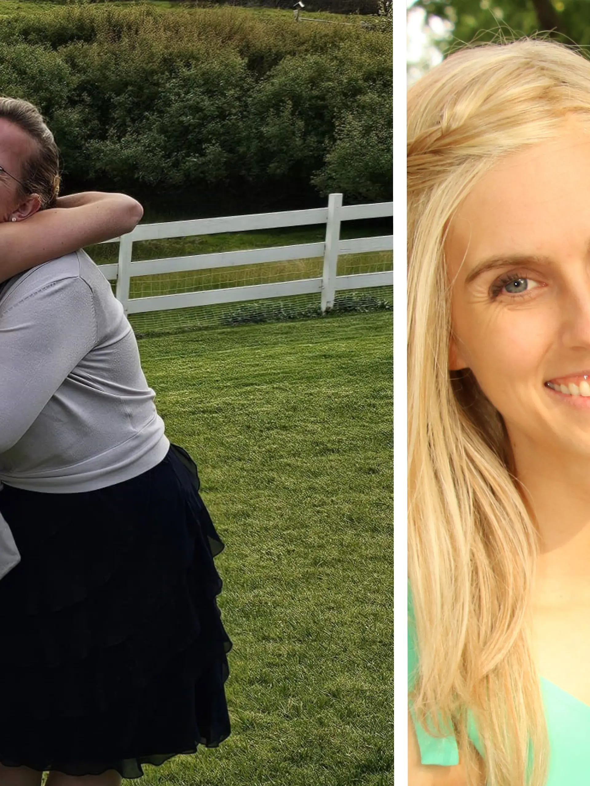 Freunde fürs Leben! Dank Lisa Noltes (rechts) Stammzellspenden können sie und US-Amerikanerin Elyse erst Lisas Hochzeit, im Jahr 2018, feiern (ebenfalls rechts) – und jetzt auch die von Elyse. Für die ganze Familie ein besonderes Event!