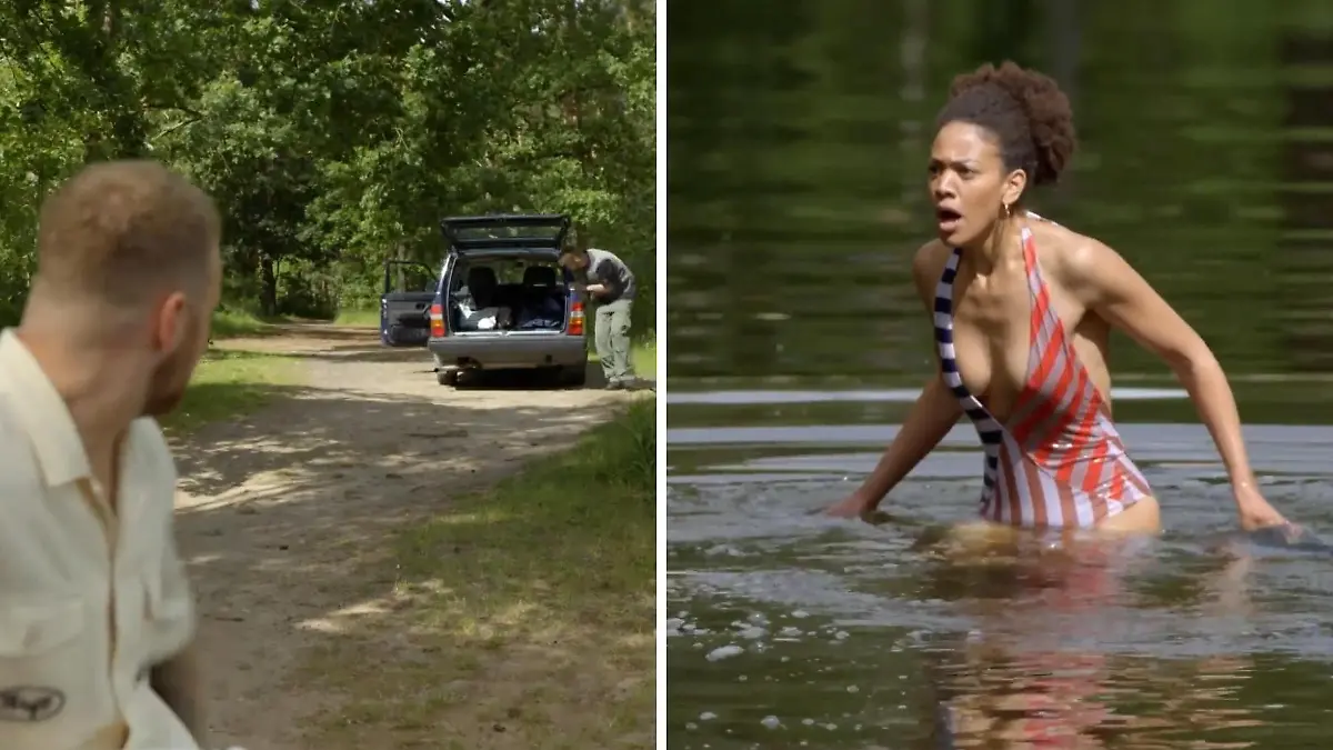 Beim Badeausflug werden Jonas und Flo überfallen