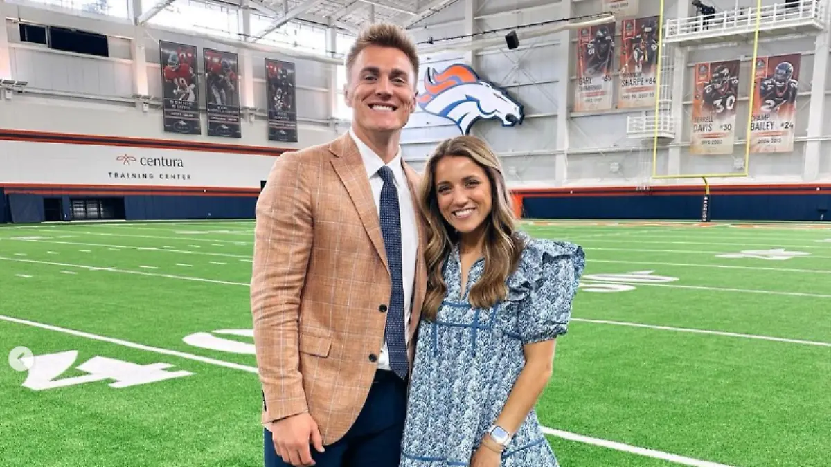 Bo Nix und seine Frau Izzy