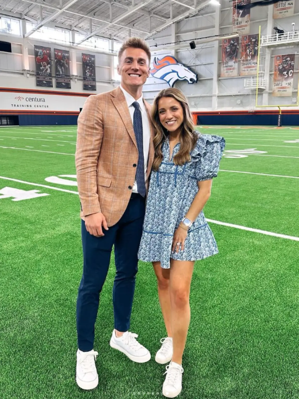 Bo Nix und seine Frau Izzy