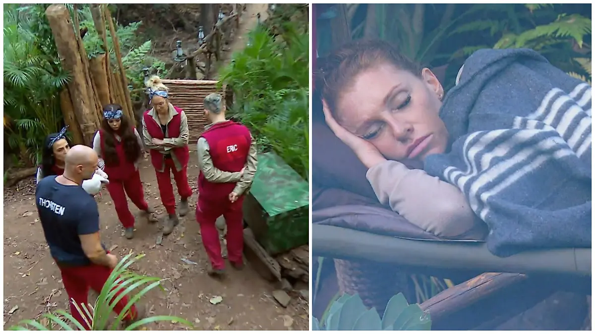 Georgina Fleur schläft und das sorgt bei den anderen Campern für Unmut.