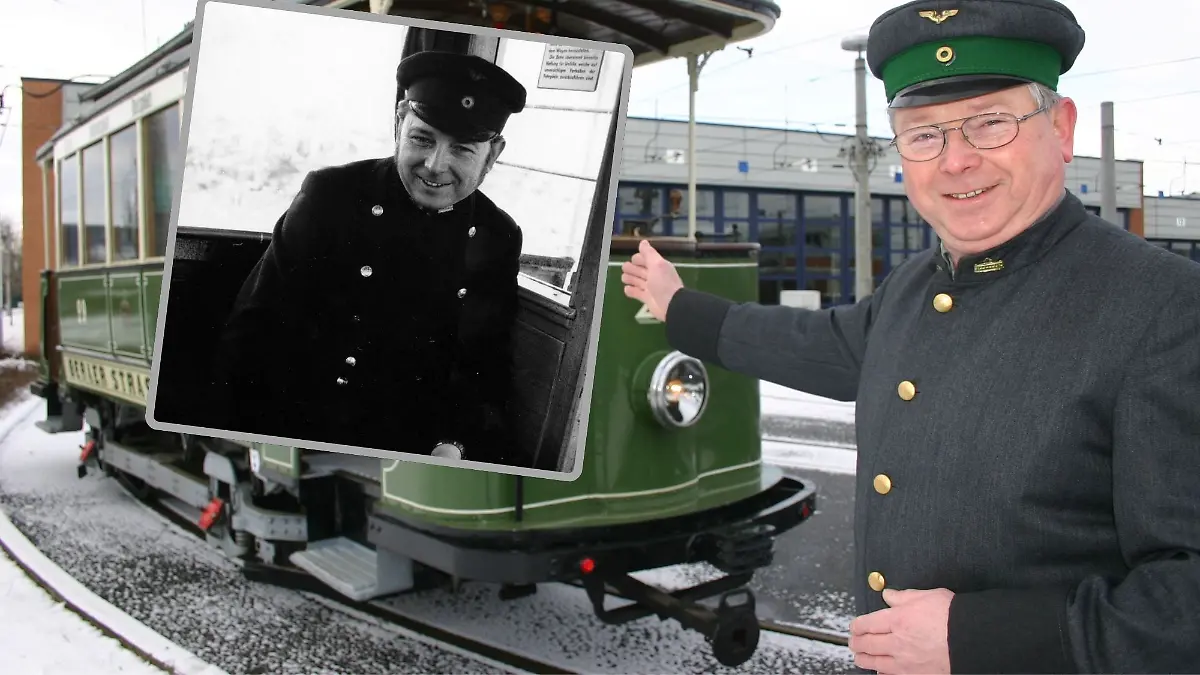 Klaus Doller arbeitet seit den 1950er Jahren bei den Verkehrsbetrieben in seiner Heimatstadt Gera - und ist noch immer mit Leidenschaft bei der Arbeit!