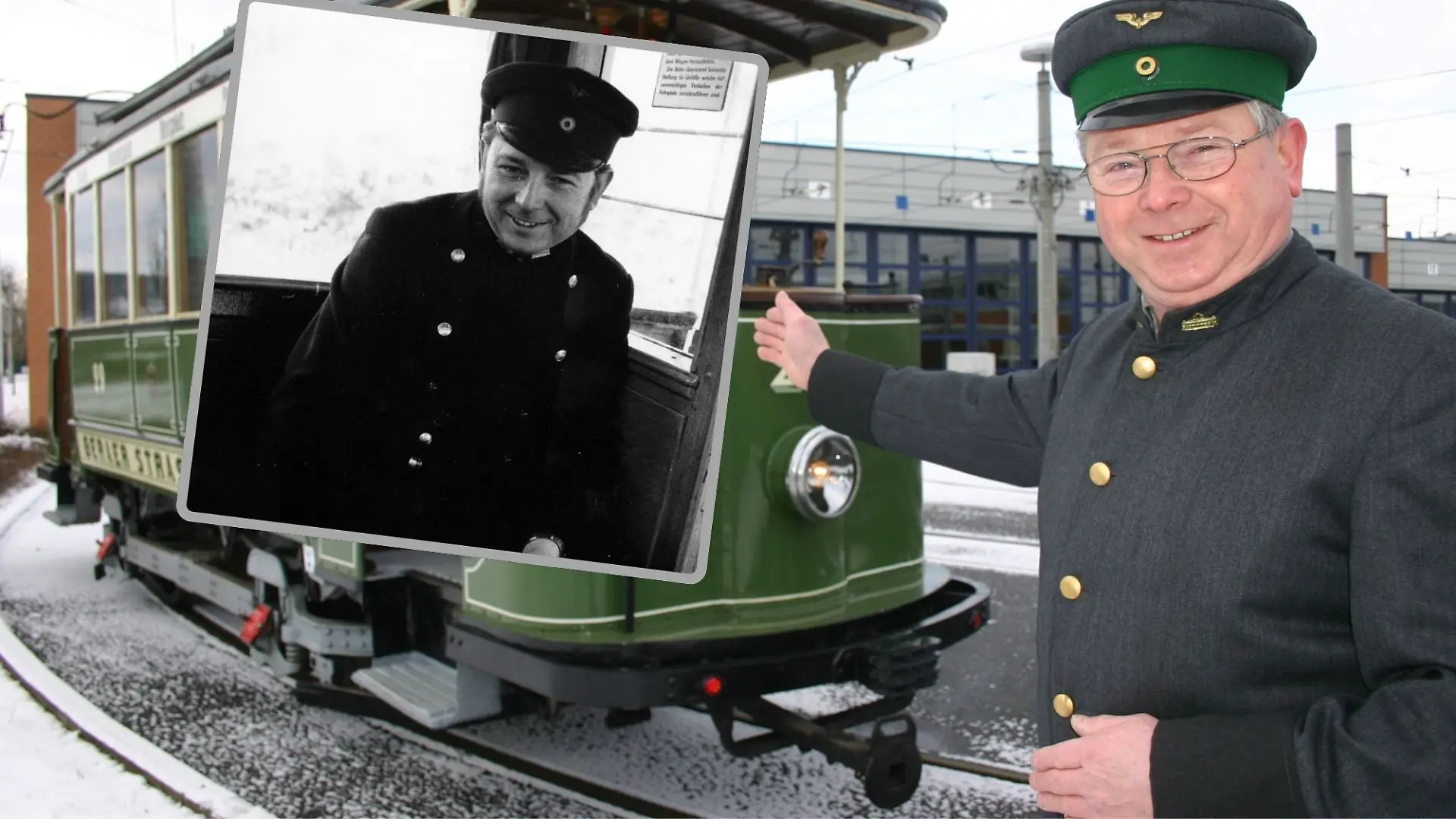 Klaus Doller arbeitet seit den 1950er Jahren bei den Verkehrsbetrieben in seiner Heimatstadt Gera - und ist noch immer mit Leidenschaft bei der Arbeit!