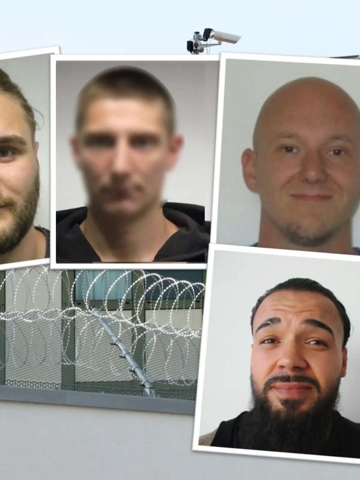 Drei der entflohenen Strafgegangen aus der JVA Straubing sind noch auf der Flucht. Angelo J. konnte inzwischen wieder festgenommen werden. 