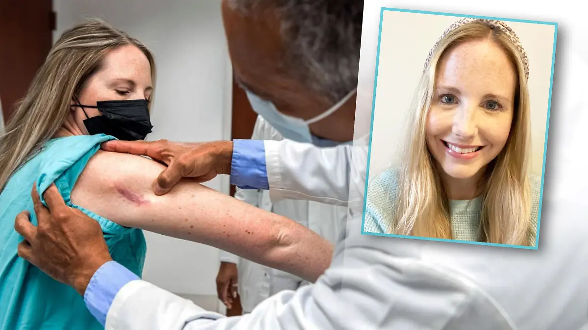 Melissa Albin beim Arzt in der Cleveland Clinic in Ohio (USA).
