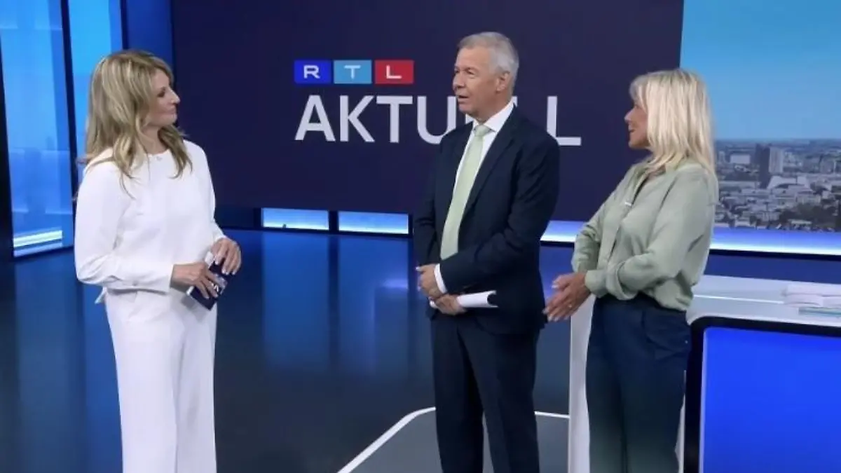 Frauke Ludowig kapert die letzte RTL-Aktuell-Sendung von Peter Kloeppel und Ulrike von der Groeben.