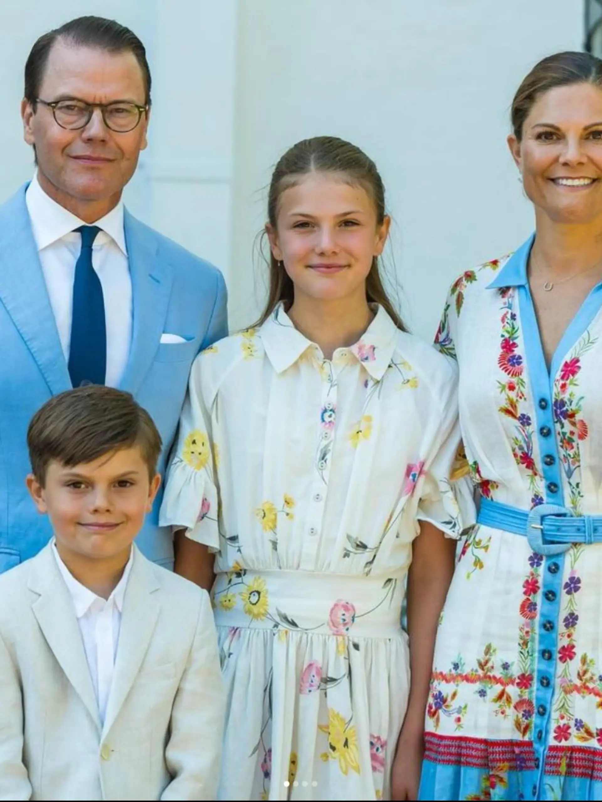 Prinz Daniel, Prinz Oscar, Prinzessin Estelle und Prinzessin Victoria von Schweden